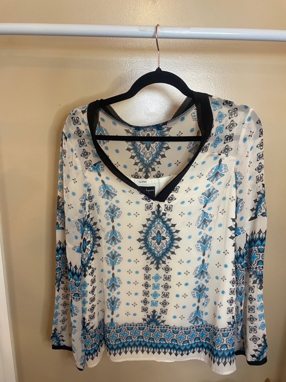 Nanette Lepore Jewel Tone Silk Top